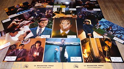 damien LA MALECTION finale omen ! jeu 16 photos cinema lobby cards fantastique 