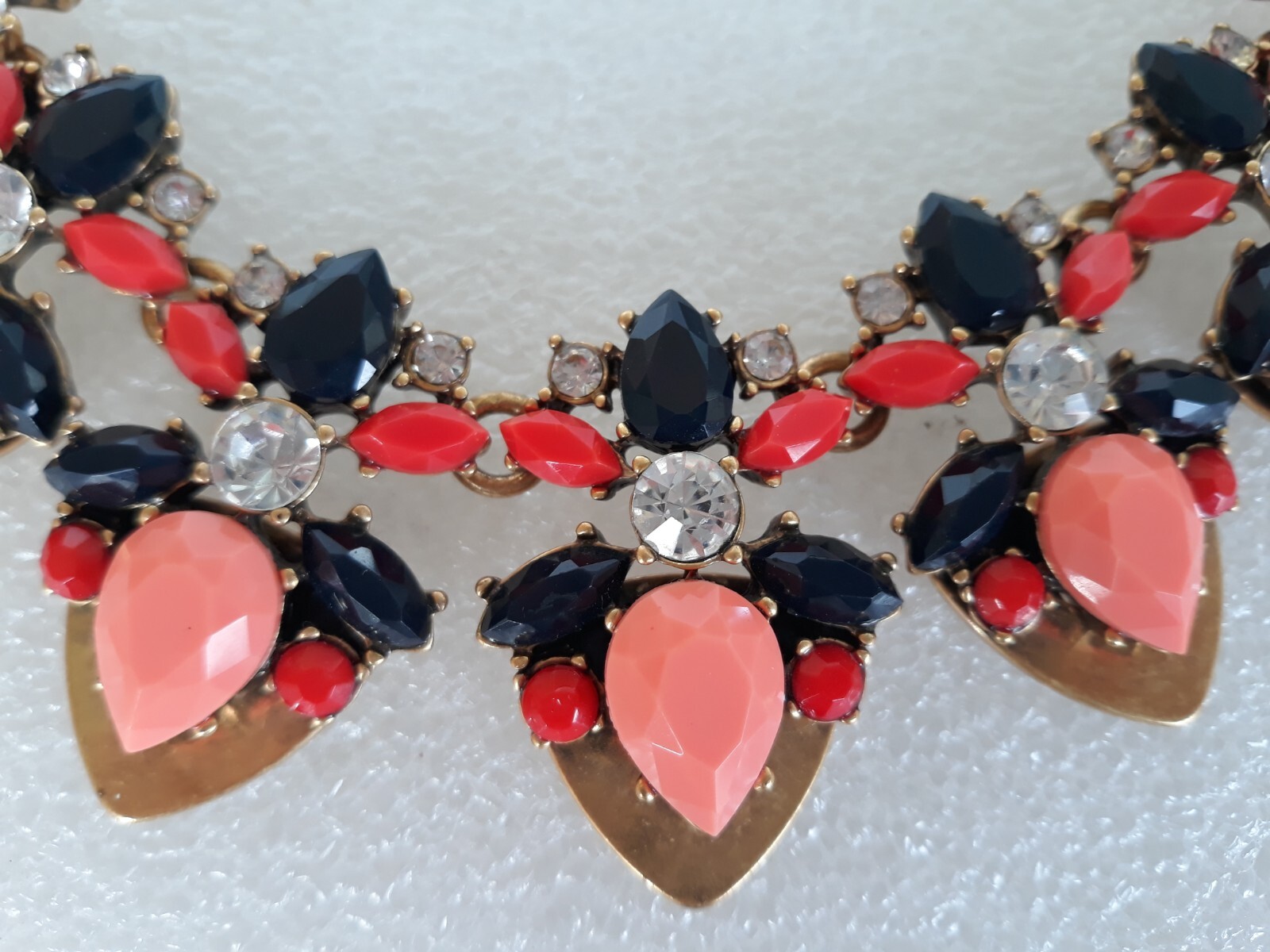 J. Crew ~ Adjustable Multicolored Rhinestone Chun… - image 3