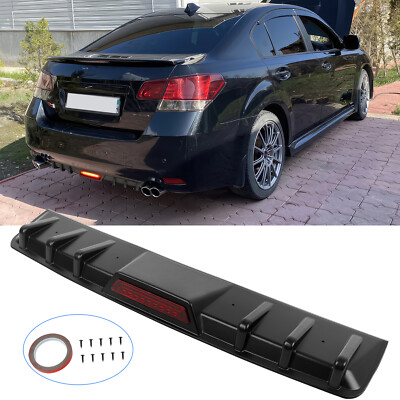 For Subaru Legacy Sedan Wagon Rear Bumper Diffuser Lip Spoiler Splitter ...