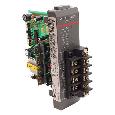 Texas Instruments 305-52T PLC Output Module, 4-Point, 5-28VDC 2A, Fuse ...