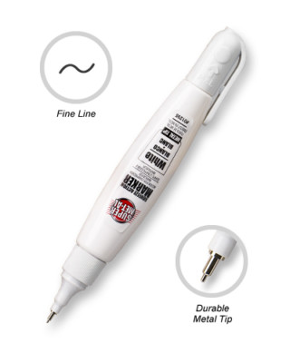 Squeeze Action Metal Tip Oil-Based Paint Marker [3 PACK]