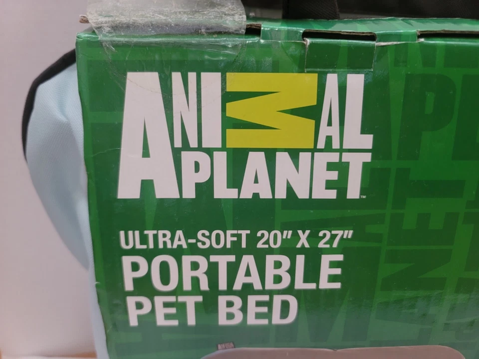 Cama para mascotas Animal Planet ultra suave para perros pequeños 20 pulgadas x 27 pulgadas de viaje NUEVO Foto 3 de 4