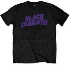 Black Sabbath 'Masters Of Reality Album' (Black) T-Shirt - NUOVO E UFFICIALE!