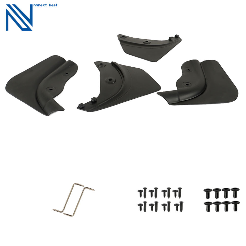 4PC Mud Flaps Splash Guards Fender For Tesla Model Y Front Rear TPE Mudguard NEW