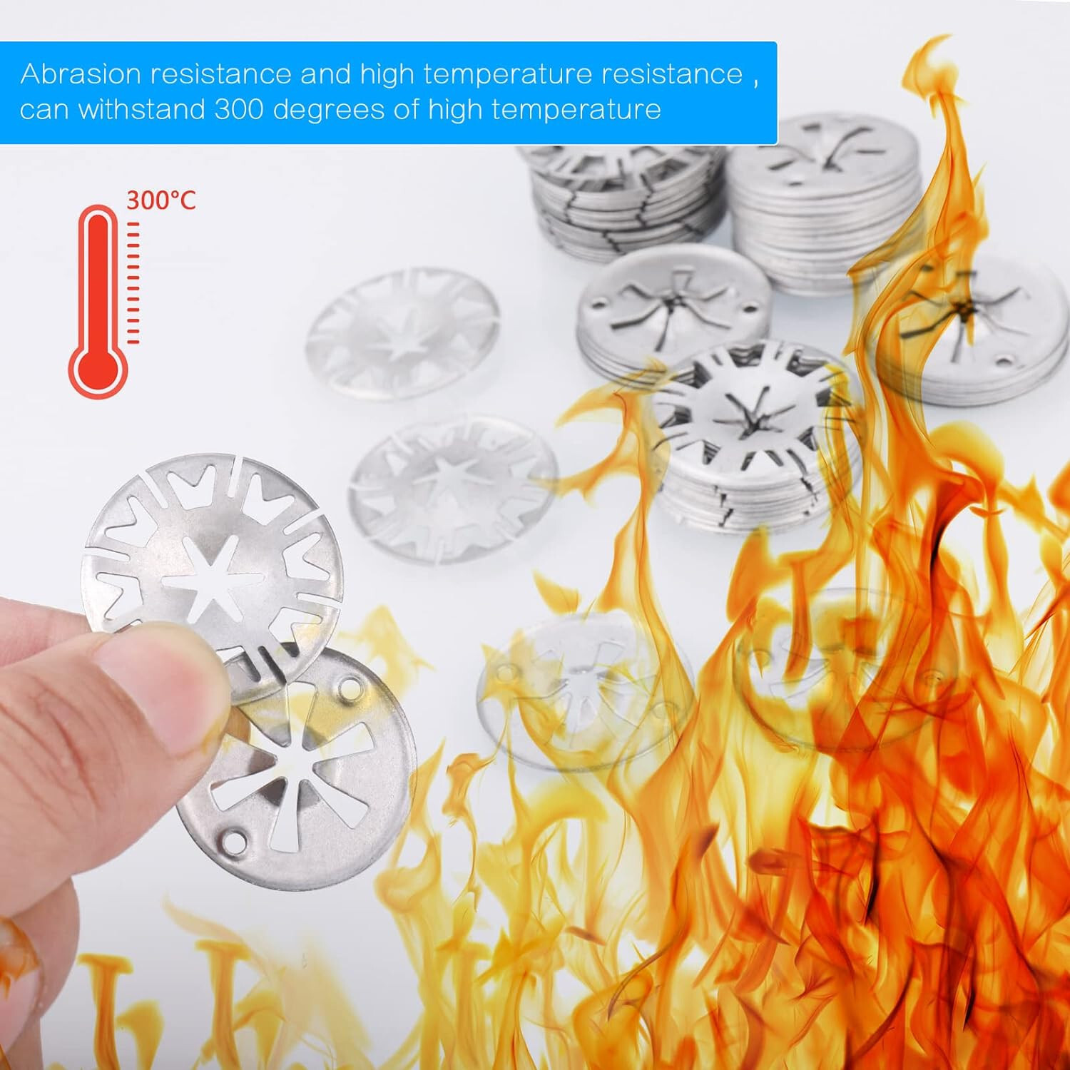 60 Pack Heat Shield Clips Car Exhaust Metal Locking Star Washers Fixing Auto UK eBay