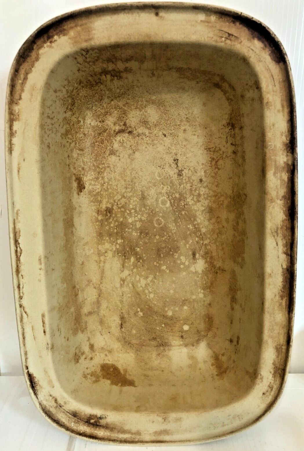 Pampered Chef Heritage Stoneware 17x11 Inch Roasting Pan