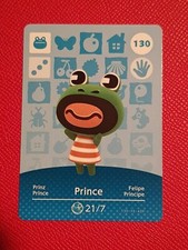 PRINCE ANIMAL CROSSING AMIIBO SERIES 2 CARD #130 TRACKED AU POST geniuine