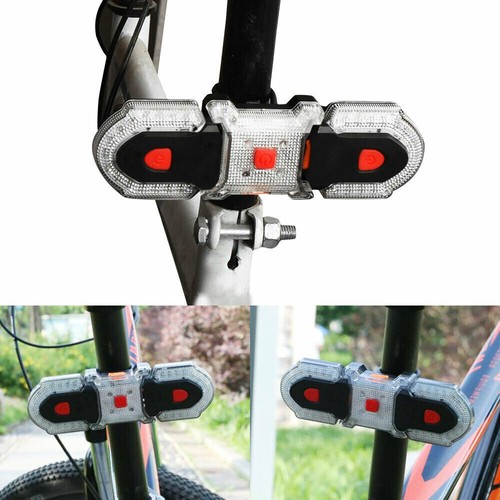 Bicycle LED Indicator Tail Turn Signal Light Bike Wireless Remote USB Taillight - Picture 6 of 15