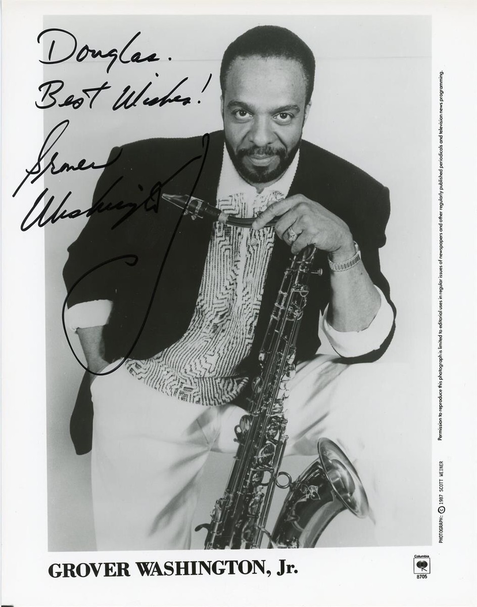 し*ん様 直筆サイン入りレコード Grover Washington, Jr. Grover Washington Jr - Signed Photograph (Jazz Saxophonist) | eBay
