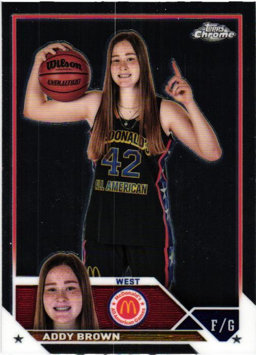2023 Topps Chrome McDonald's All American #88 Addy Brown