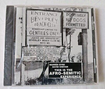 This Is the Afro-Semitic Experience by Warren Byrd (CD, 2004