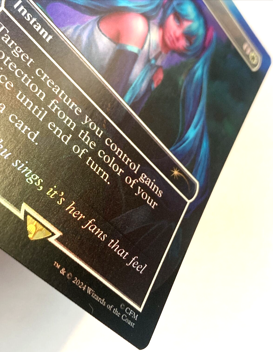 MTG Shelter RAINBOW FOIL Secret Lair Hatsune Miku Sakura Superstar