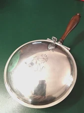 RARE - Vintage Sheffield EPC 300 Silver Plate Silent Butler Ash/Crumb Catcher