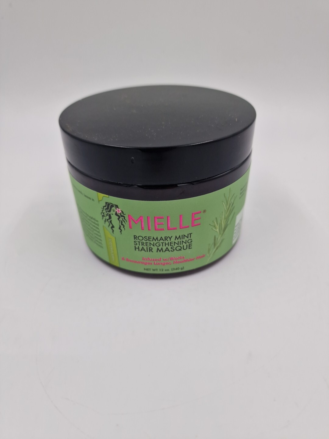 Mielle - Rosemary Mint Strengthening Hair Masque, Infused w/Biotin - 340g
