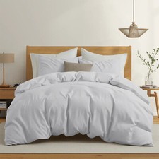 Reversible Duvet Cover 4 Piece Bedding Set & Fitted Sheet & pillowcases All Size