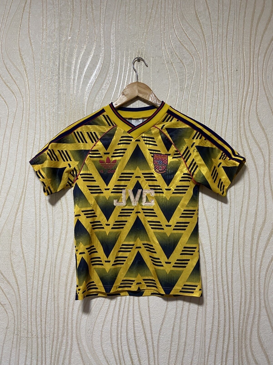 ARSENAL LONDON 1990 1992 AWAY FOOTBALL SHIRT SOCCER JERSEY ARSENAL LONDON 1990 1992 AWAY FOOTBALL SHIRT SOCCER JERSEY