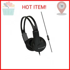 Koss UR10i Lightweight Wired Headphone, Black