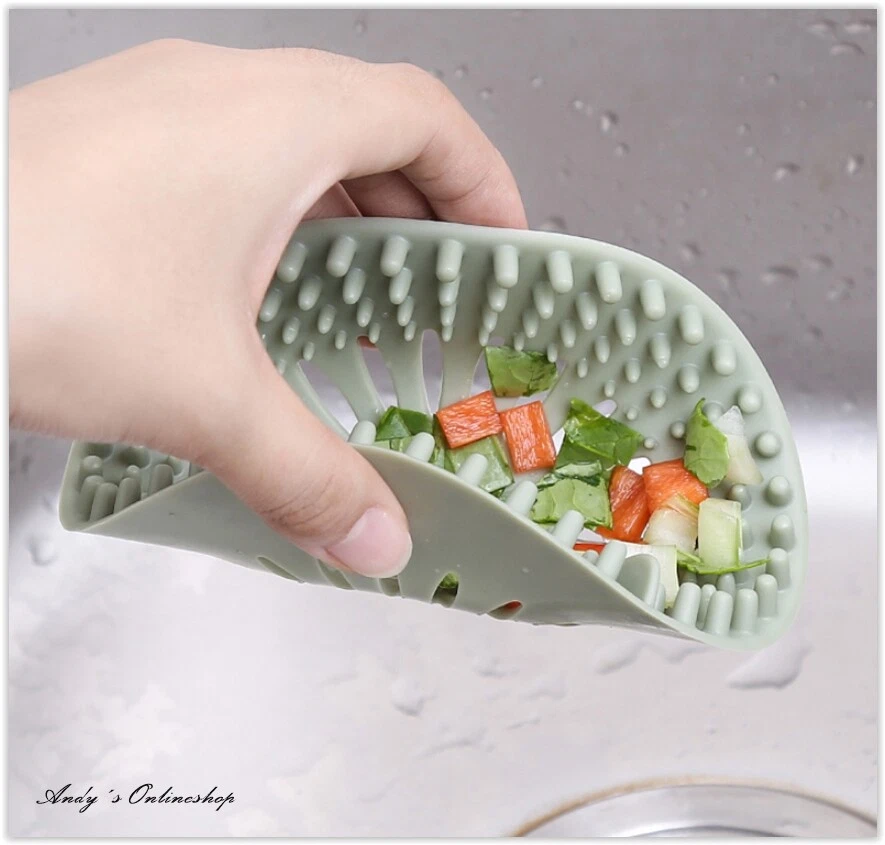 Abflussschutz Abfluss Sieb Abdeckung mit Saugnapf Haarfänger Dusche Küche - Bild 4 von 4