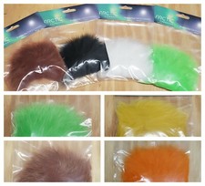 BLUE/SHADOW FOX BODY FUR PATCH By Arctic Fisherman Fly Tying Material