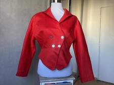 THIERRY MUGLER. Red Jacket. Fitted cut. Very Good Condition. Size 40.