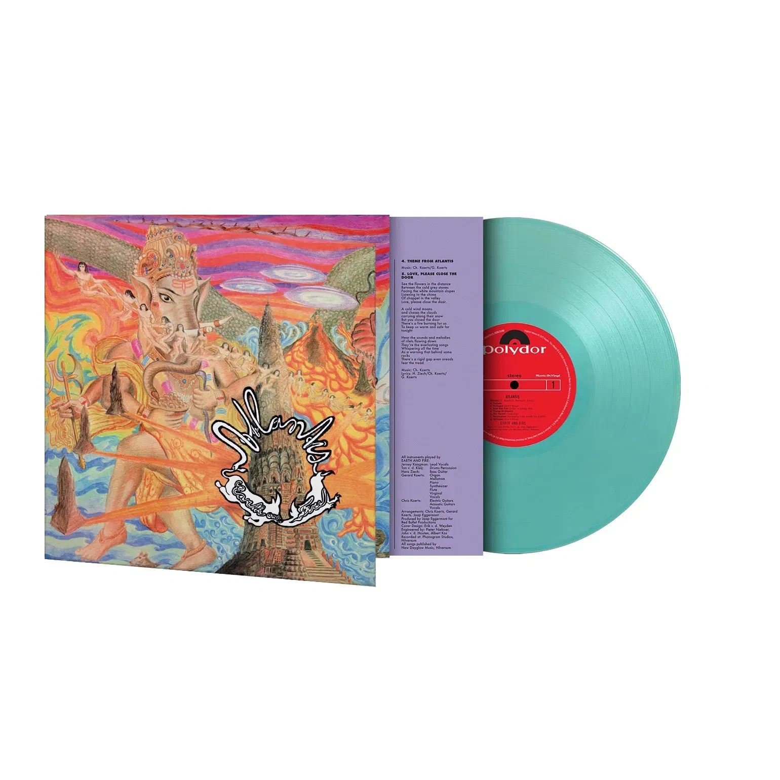 Earth And Fire Atlantis Vinyl LP 180 Gr. Turquoise Color Limited Edt. RSD2026