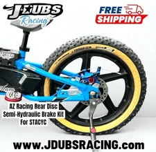 AZ Racing Semi-Hydraulic Rear Brake Kit For STACYC 12/16e drive - BLACK