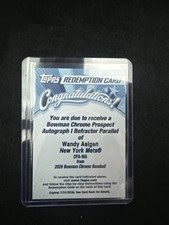 Wandy Asigen Bowman Chrome 2026 Refractor Auto