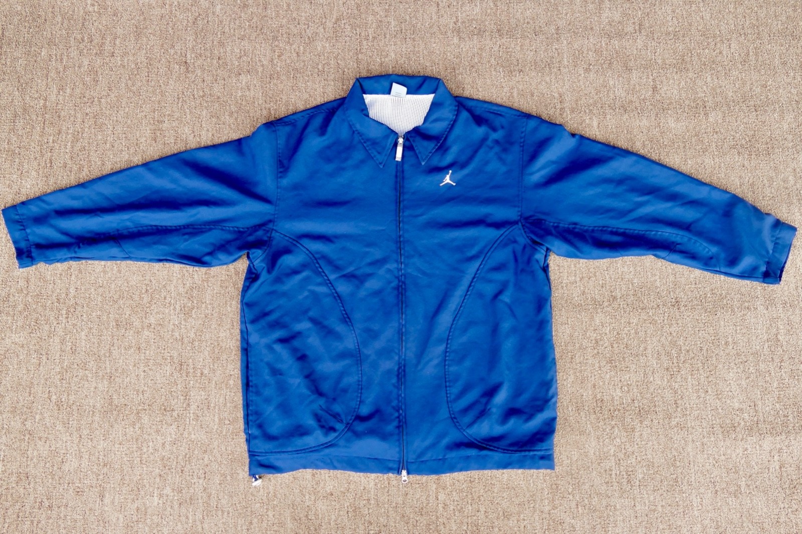 SACAI X NIKE Giacca Jordan Jumpman Classic Woven taglia XL vintage 2002 jorda17 17 xvii blu navy