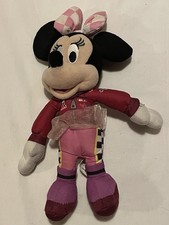 Minnie Mouse Bean Bag Plush Disney Junior Mickey  Roadster Racers Purple 10  