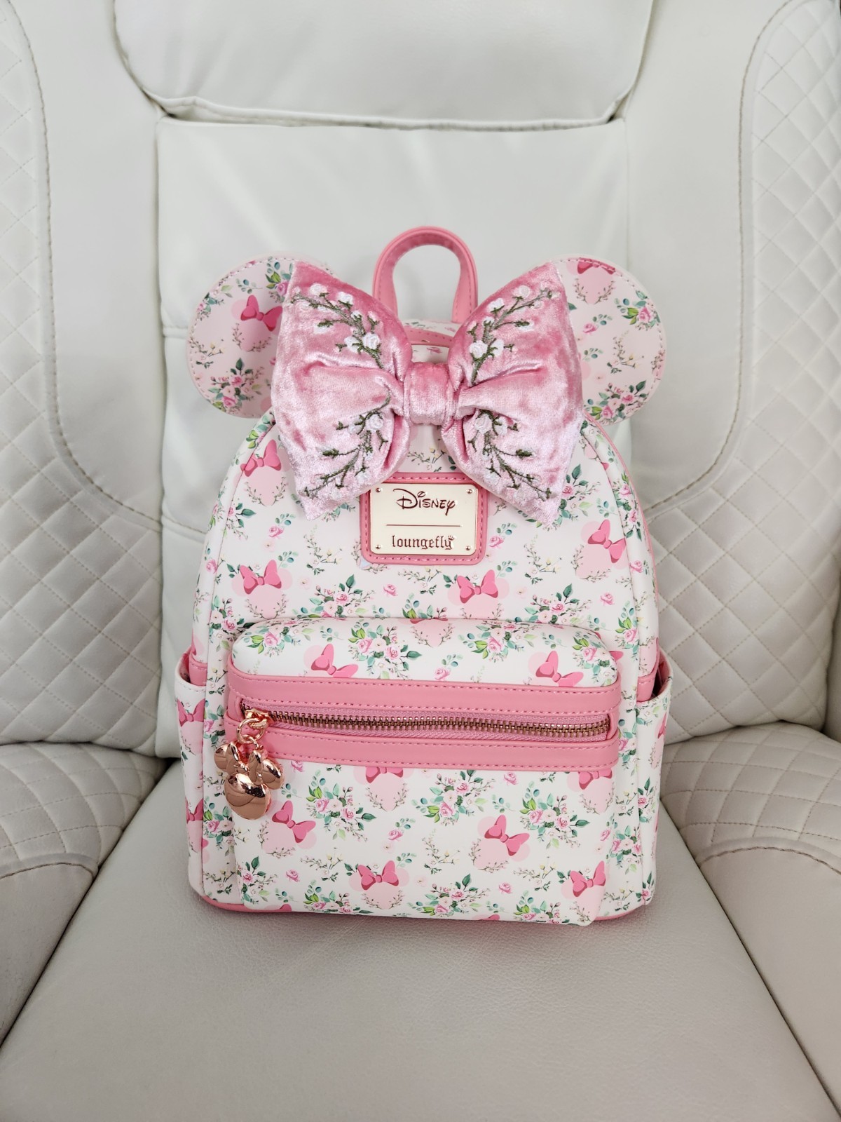 Loungefly Disney Minnie Mouse Floral Mini Backpack