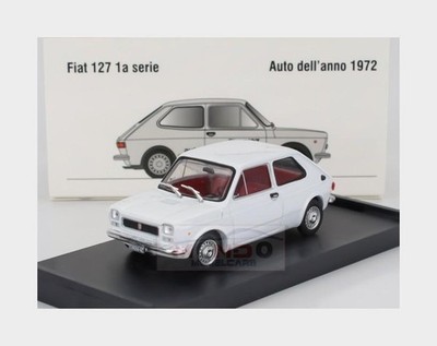 1:43 BRUMM Fiat 127 1-Series 1971 Red Interior Bianco White R500-02 Modellbau