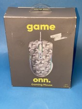 onn Gaming Mouse Wired RGB LED 7200 DPI Adjustable USB PC New