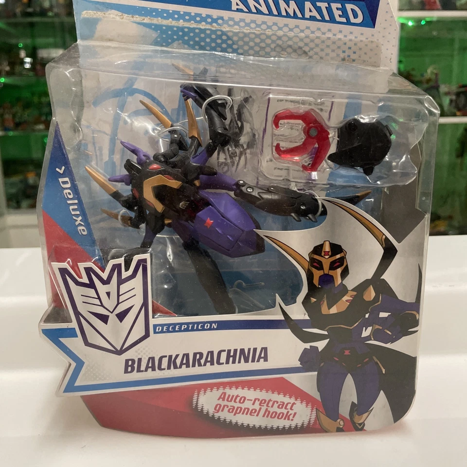 Transformers Hasbro ANIMATED Serie Decepticon Blackarachnia - Immagine 2 di 4