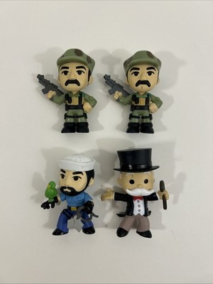 Funko Mystery Minis Retro Toys Lot of 4 Monopoly GI Joe - one duplicate
