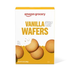 Amazon Sklep spożywczy, Wafle waniliowe, 12 uncji 12 uncji (opakowanie 1 szt.), Biały 