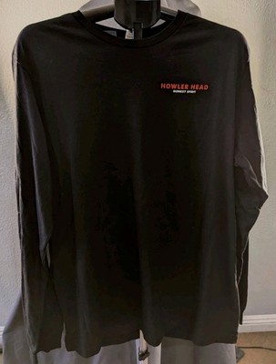 Howler Head Banana Bourbon Whiskey Long Sleeve Shirt Mens XL Black Graphic Tee