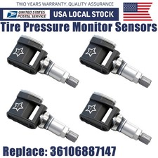 4pcs Oem Tpms 36106887147 Tire Pressure Sensor For 2021-2024 Bmw X3m 433mhz Us
