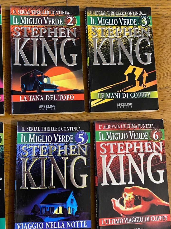 IL MIGLIO VERDE STEPHEN KING - 6 LIBRI - PRIMA EDIZIONE 1996 - Sperling Serial - Immagine 3 di 4