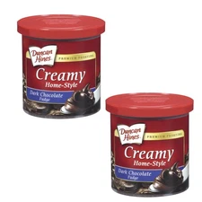 ( 2 Pack ) Duncan Hines Frosting, Creamy Dark Chocolate Fudge 16 Oz