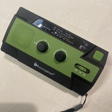 FM AM Emergency Radio 4000mah Hand Crank Solar Portable Radio With LED UK