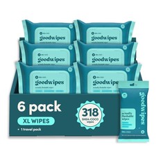 Flushable Wipes for Adults - Shea-Coco Butt Wipes for Women  Men, Septic Saf...
