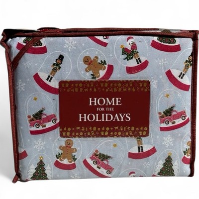 Home 4 Holidays Gingerbread Nutcracker Christmas Tree Snow Queen Sheet Set
