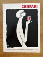 Original old advertising "CAMPARI" - VILLEMOT - 1977