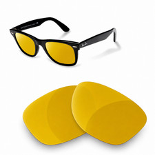 newpolar replacement polarized lenses for ray ban 2140 54 size yellow color