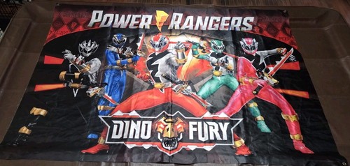 Official 2022 Power Rangers Dino Fury Large Banner / Wall Hanging Hasbro 4.3x6Ft