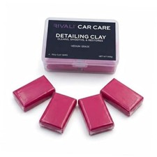Car Care Medium Grade Clay Bar Kit, Red, 4x150g, 600g Total