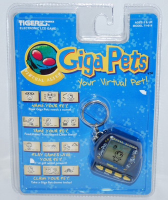 Giga Pets Virtual Alien Interactive Toy 1997 Vintage Tiger Electronics Sealed