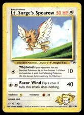 Lt. Surge's Spearow (83) Unlimited Common Gym Heroes 083/132 MP