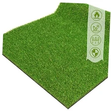 ZGR Artificial Grass Turf Lawn 4'10" x 8' Outdoor Rug, 0.8" Premium Realistic 