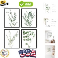 Botanical Plant Wall Art Prints - Set of 4 Plant Decor Prints, Floral Kitchen...